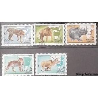 Hungary Lot 4 of Animals, 5 stamps-Stamps-Hungary-StampPhenom