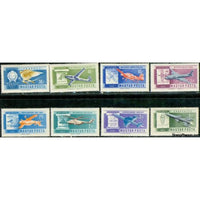 Hungary Aircraft , 8 stamps