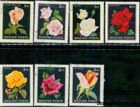 Hungary Flowers Lot 2 , 7 stamps
