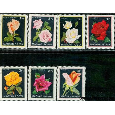 Hungary Flowers Lot 2 , 7 stamps