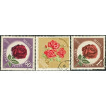 Hungary Flowers , 3 stamps