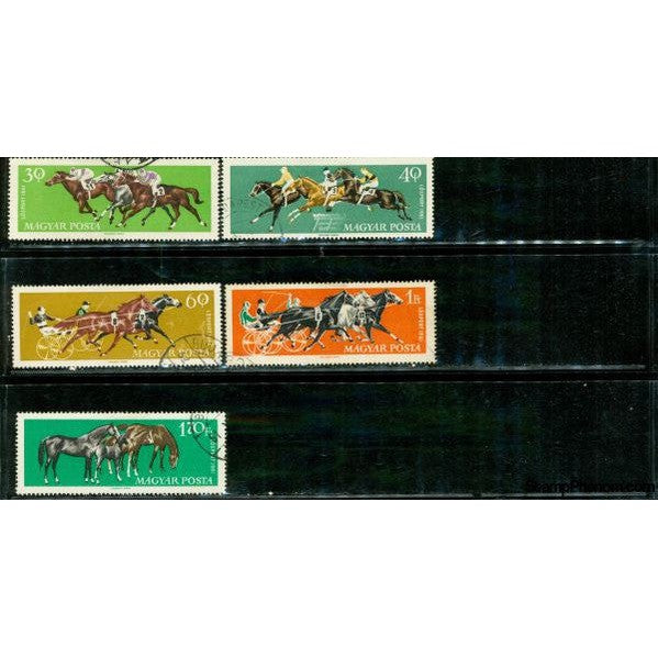 Hungary Horses , 5 stamps