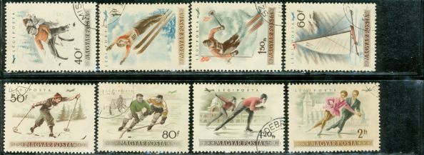 Hungary Olympics Lot 3 , 8 stamps