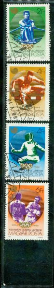 Hungary Olympics , 4 stamps