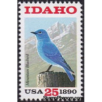 United States of America 1990 Idaho - Mountain Bluebird, Sawtooth Mountain