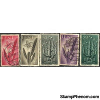 Ifni Flowers , 5 stamps