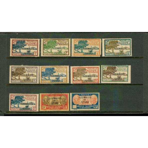Iles Wallis et Futuna Lot , 11 stamps - Iles Wallis et Futuna Lot , 11 stamps