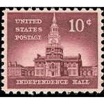 United States of America 1966 Independence Hall (1753), Philadelphia