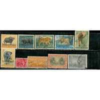 India Animals , 10 stamps