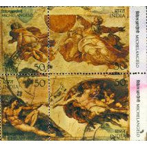 India Christ , 4 stamps