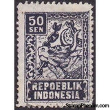 Indonesia 1946 Chain Breaker Bull-Stamps-Indonesia-Mint-StampPhenom