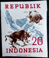 Indonesia 1949 75 years Universal Postal Union (UPU)-Stamps-Indonesia-Mint-StampPhenom