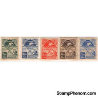 Indonesia 1951 Olympic Rings-Stamps-Indonesia-StampPhenom