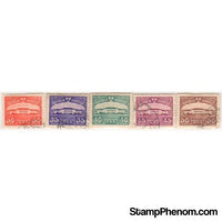 Indonesia 1953 General Post Office Buildings-Stamps-Indonesia-StampPhenom