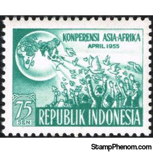 Indonesia 1955 Asian-African Conference-Stamps-Indonesia-Mint-StampPhenom