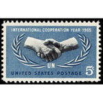 United States of America 1965 International Cooperation Year Emblem