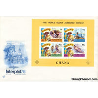 Interphil 76 Scouting, Ghana First Day Cover