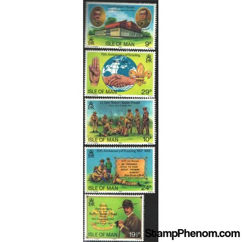 Isle Of Man Scouting , 5 stamps