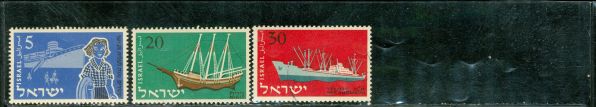 Israel Ships , 3 stamps - Israel Ships , 3 stamps