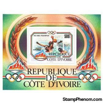 Ivory Coast Olympics Imperf Sheet , 1 stamp