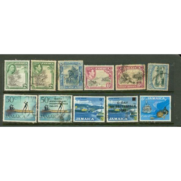 Jamaica Lot , 11 stamps