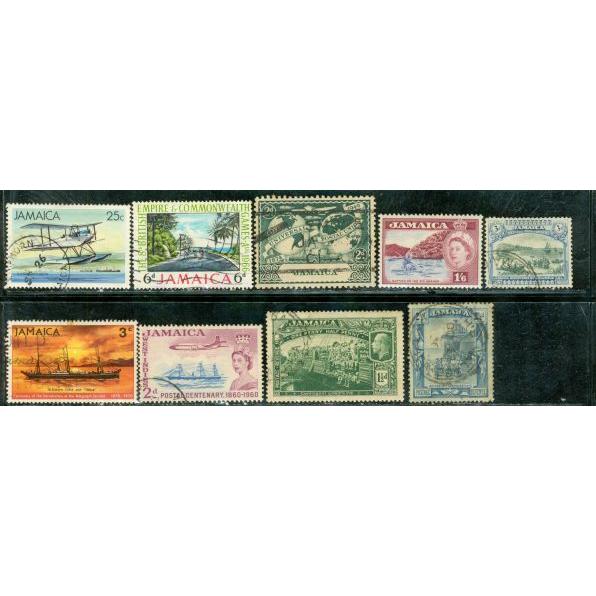 Jamaica Lot , 9 stamps