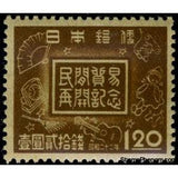 Japan 1947 Exportable Products-Stamps-Japan-Mint-StampPhenom