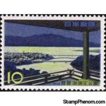 Japan 1961 Biwako (Lake)-Stamps-Japan-Mint-StampPhenom