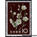 Japan 1961 Plum Blossoms-Stamps-Japan-Mint-StampPhenom