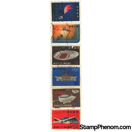 Japan Olympics , 6 stamps