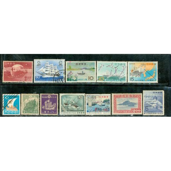 Japan Lot , 12 stamps