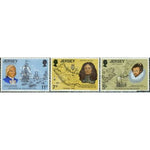 Jersey Ships , 3 stamps