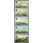 Jersey Ships Lot 2 , 5 stamps