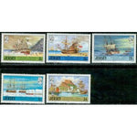 Jersey Ships Lot 3 , 5 stamps