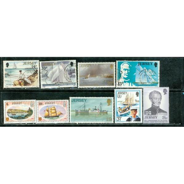Jersey Lot , 9 stamps
