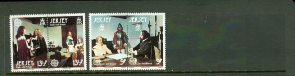 Jersey Lot , 4 stamps Lot 2 - Jersey Lot , 4 stamps Lot 2