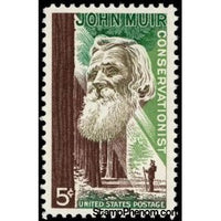 United States of America 1964 John Muir and Redwood Forest