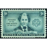 United States of America 1948 Juliette Gordon Low and Girl Scout Emblem