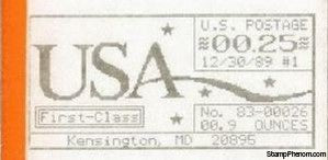 United States of America 1989 Kensington, MD, Machine 83 - First Day