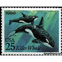 United States of America 1990 Killer Whale (Orcinus orca)