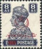 Bahawalpur 1947 King George VI wearing Imperial Crown of India - overprinted