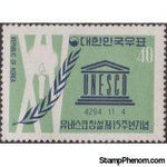 Korea (South) 1961 15th anniversary of UNESCO-Stamps-South Korea-StampPhenom