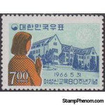 Korea (South) 1966 80th Anniv. Of Modern Education For Women-Stamps-South Korea-StampPhenom