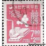Korea (South) 1966 Hurricane Relief-Stamps-South Korea-StampPhenom
