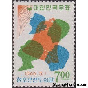 Korea (South) 1966 Proper guidance of young people-Stamps-South Korea-StampPhenom