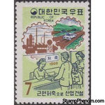 Korea (South) 1969 Second Economy Drive-Stamps-South Korea-StampPhenom