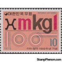 Korea (South) 1975 Centenary of International Meter Convention-Stamps-South Korea-StampPhenom