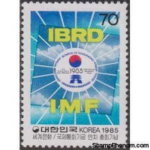 Korea (South) 1985 Intl. Bank for Reconstruction & Development, 40th Anniv.-Stamps-South Korea-StampPhenom