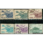 Korea Aircraft Lot 2 , 6 stamps