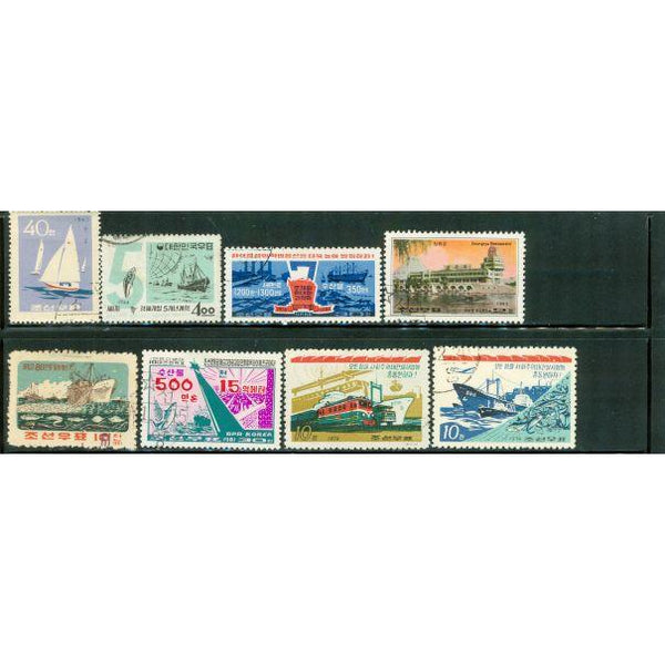 Korea Lot , 8 stamps